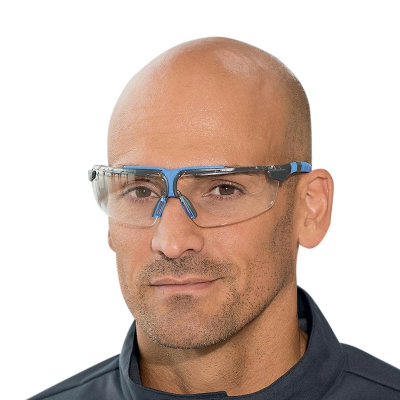 Uvex i-3 Safety Glasses Black-Gray
