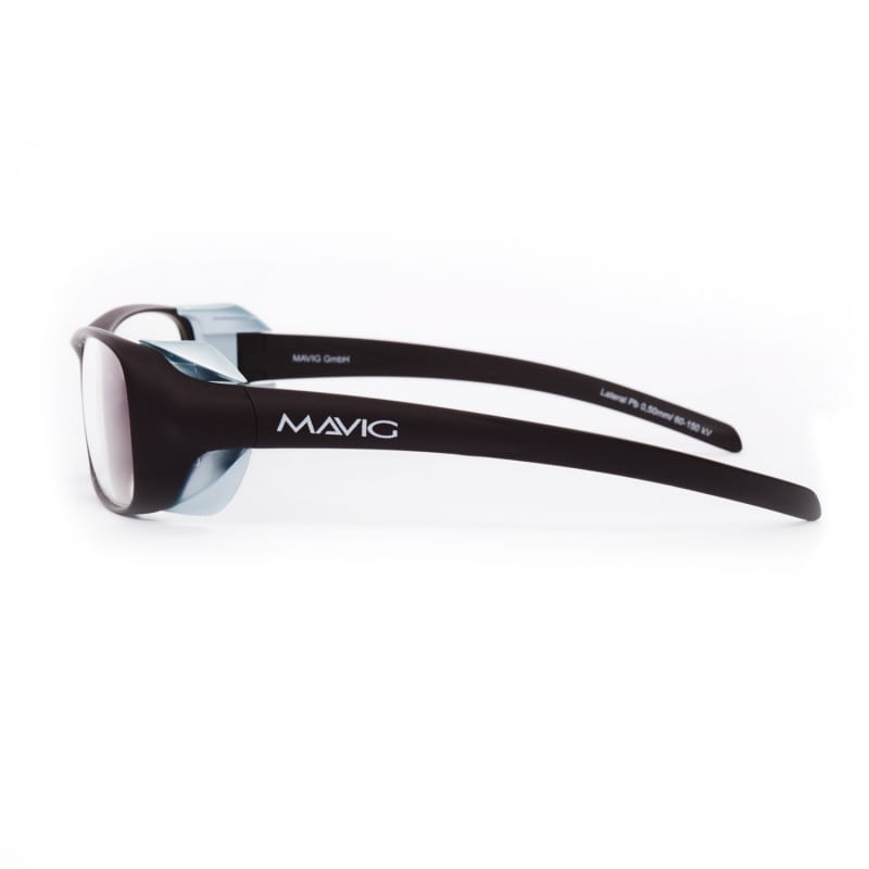MAVIG X-Ray Protective Glasses BR126 L | Pb 0.50Mm | Cocoa / Light Blue
