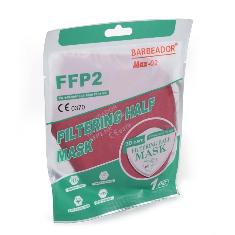 Coloured FFP2 Mask Raspberry