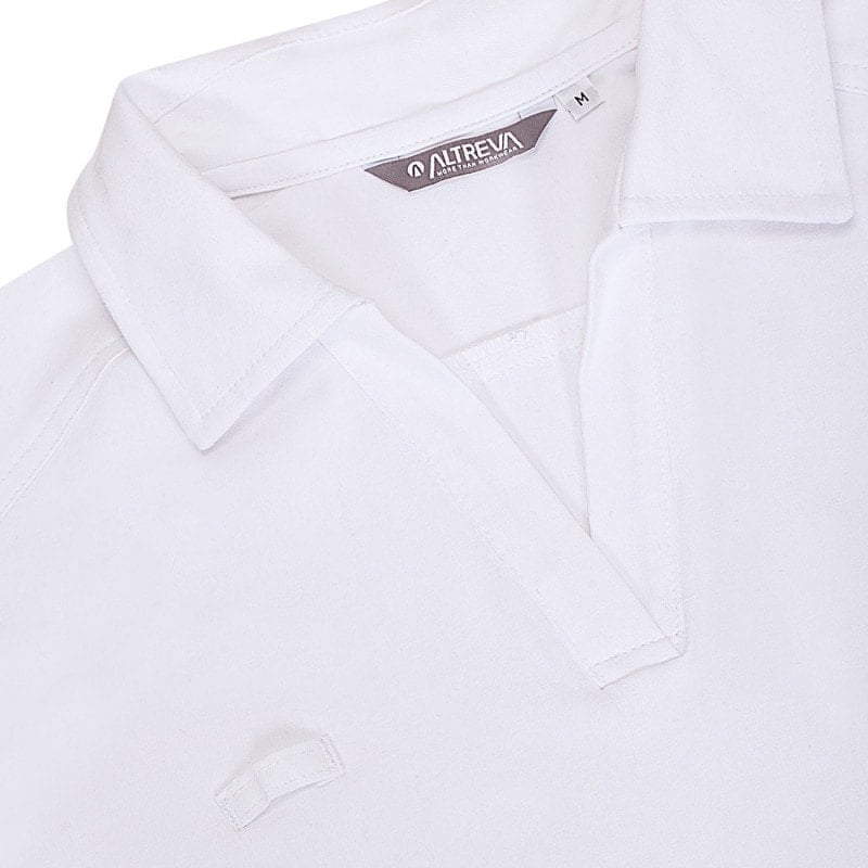 Tamara Long Polo Shirt M | White