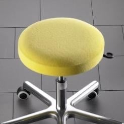 Stool Cover Yellow