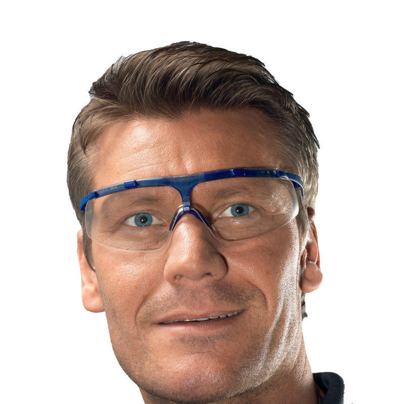 Uvex Super Fit Safety Glasses Dark Blue