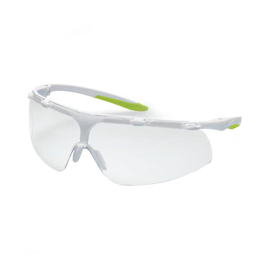Uvex Super Fit Safety Glasses White-Lime