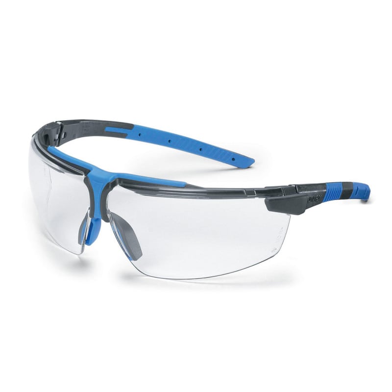 Uvex i-3 Safety Glasses Black-Gray