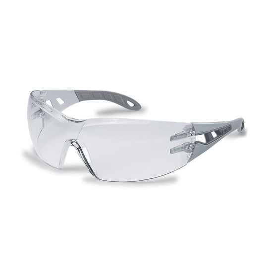 Uvex Pheos Safety Glasses Light Gray-Gray