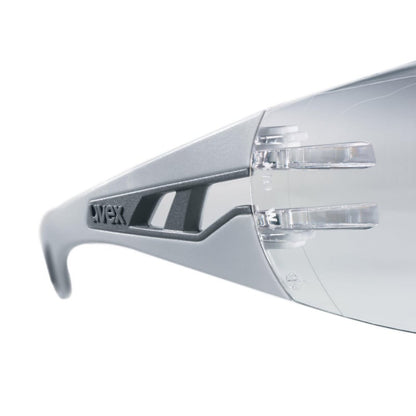 Uvex Pheos Safety Glasses Light Gray-Gray
