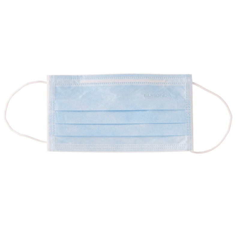 Euronda Monoart® Surgical Mask Elastic Ear Loops | Blue