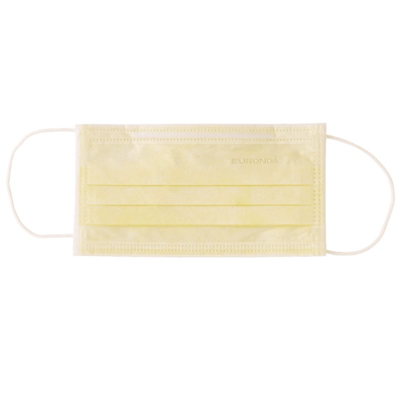 Euronda Monoart® Surgical Mask Elastic Ear Loops | Yellow