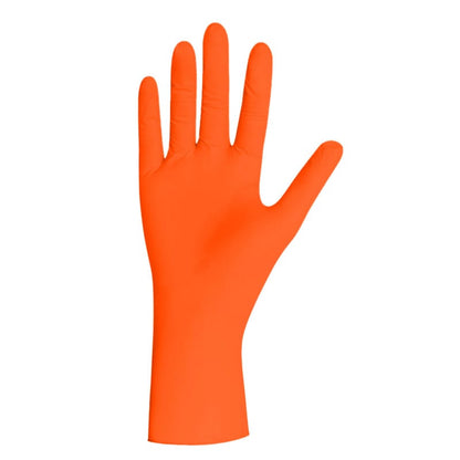 Unigloves Pearl Nitrile Gloves Orange | M