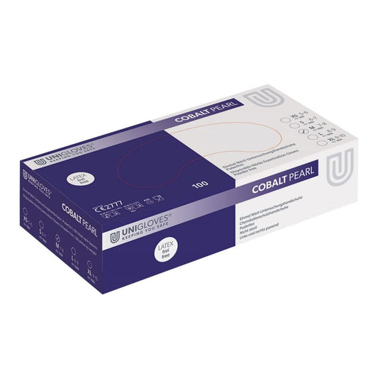 Unigloves Pearl Nitrile Gloves Cobalt | Xl