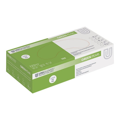 Unigloves Pearl Nitrile Gloves Green | S