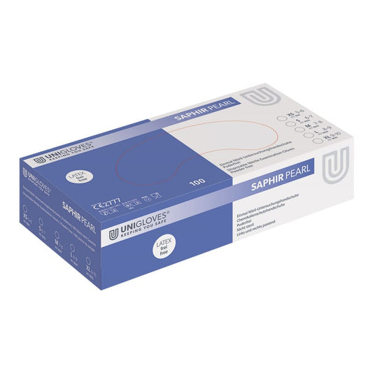 Unigloves Pearl Nitrile Gloves Sapphire | Xs
