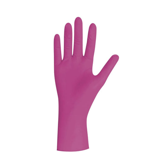 Unigloves Pearl Nitrile Gloves Magenta | Xs