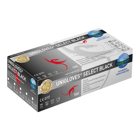 Unigloves Select black Xs