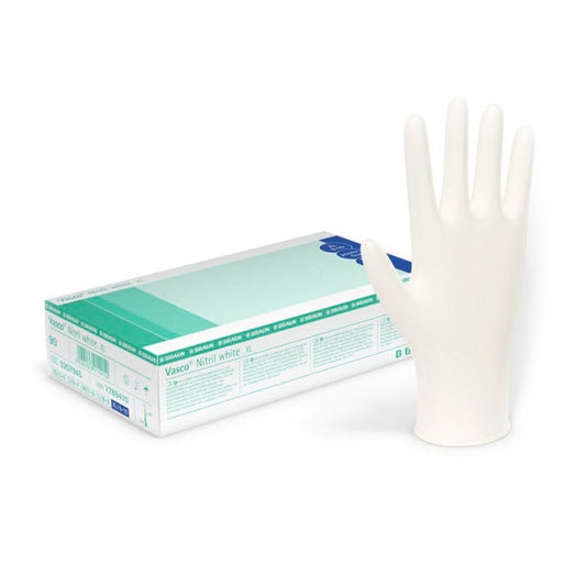 Vasco Nitril Safety Gloves White | M