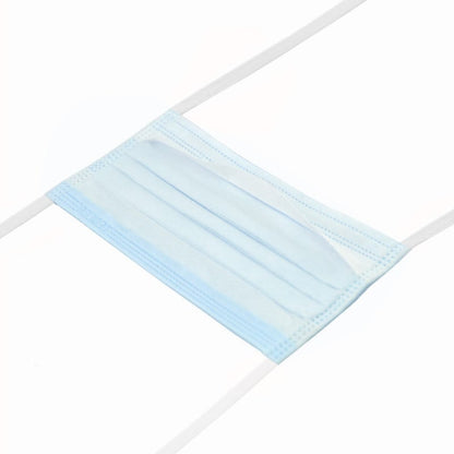 Surgical Mask for Lens Wearers Ear Loops | Light Blue