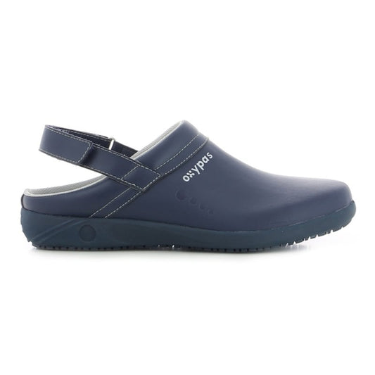 Oxypas Remy Men's Leather Slippers Navy | 39 (5.5)