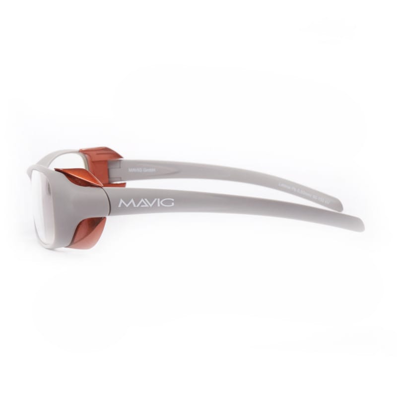 MAVIG X-Ray Protective Glasses BR126 L | Pb 0.50Mm | Silver Bronze / Orange