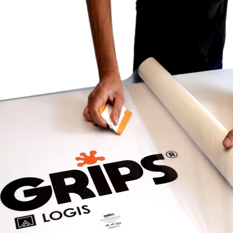 Grips® Antibacterial and Antiviral Protective Film For Door Handles (10Cm X 8Cm, 10Pcs)