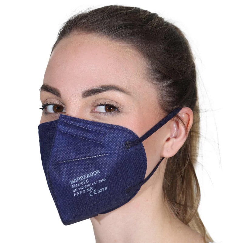 Coloured FFP2 Mask Dark Blue