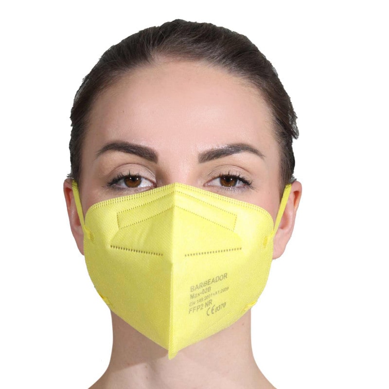 Coloured FFP2 Mask Yellow