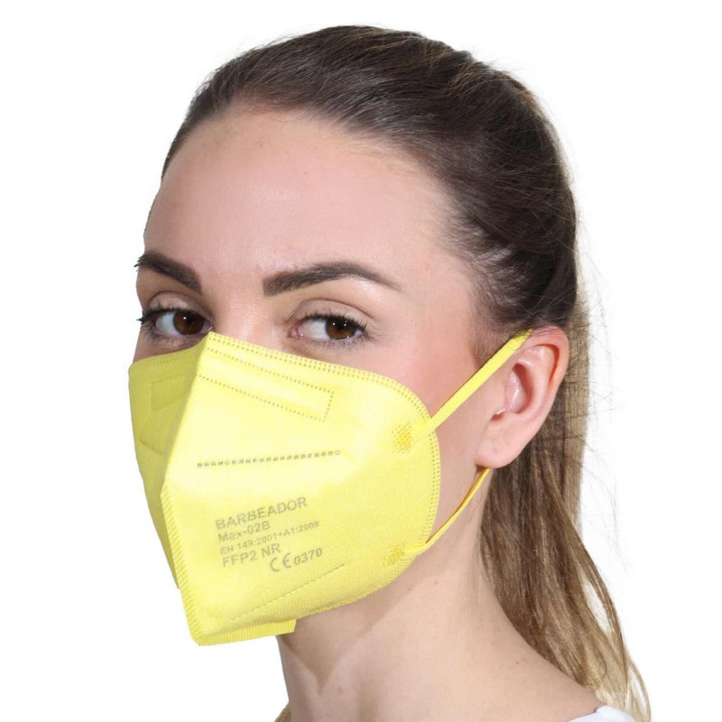 Coloured FFP2 Mask Yellow