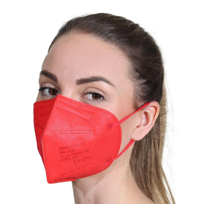 Coloured FFP2 Mask Red