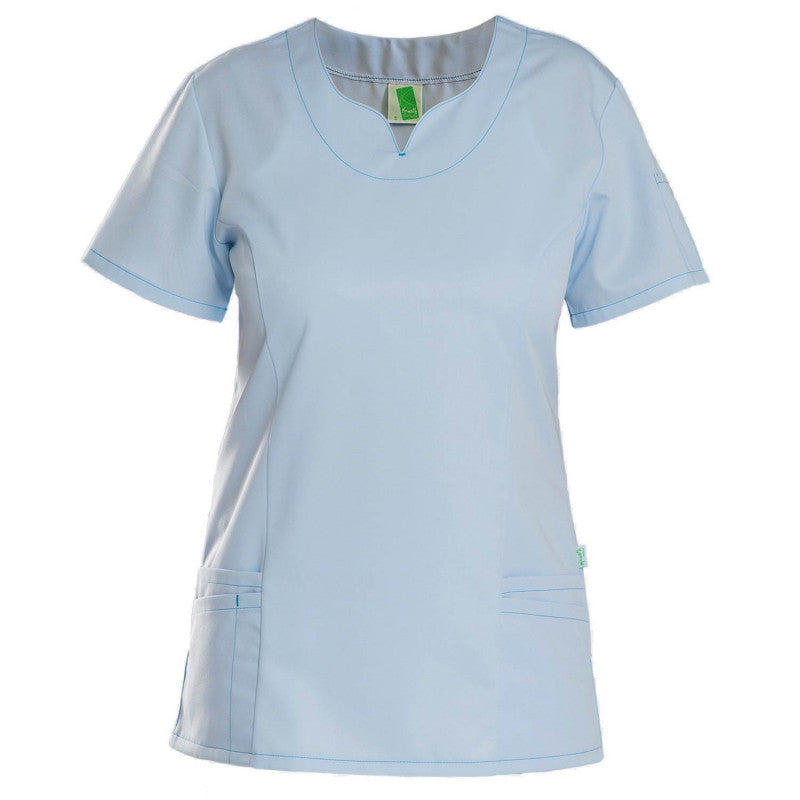Women's TENCEL™ Scrub Top Light Blue | Xs