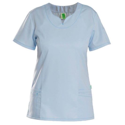 Women's TENCEL™ Scrub Top Light Blue | Xs