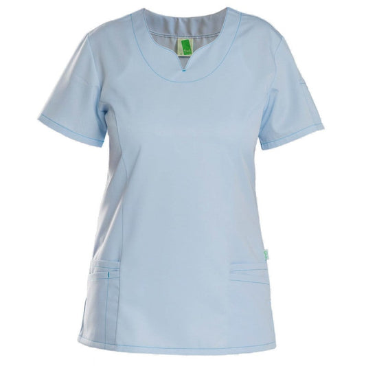 Women's TENCEL™ Scrub Top Light Blue | S