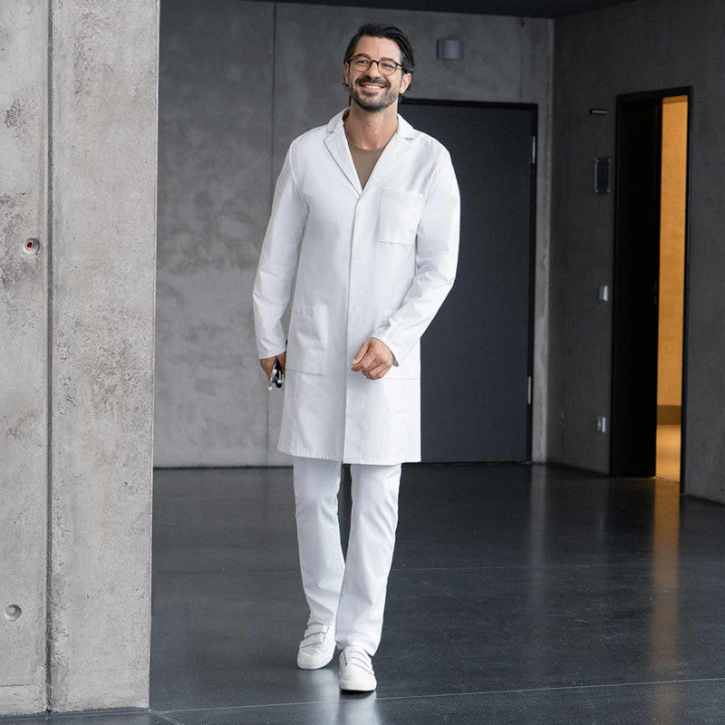 Men's Slim-Fit Lab Coat 44N