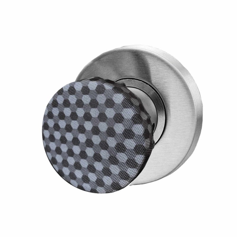 TOUCHME Doorknob Cover Flat | Hexagon Dark
