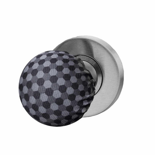 TOUCHME Doorknob Cover Spherical | Hexagon Dark