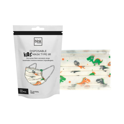 Face Mask for Children, 5 PCS Dinosaur Babies