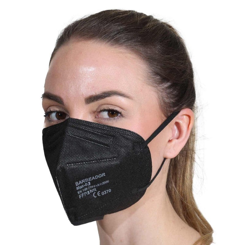 Coloured FFP3 Mask Black