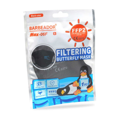 Coloured FFP2 Mask for Children Black