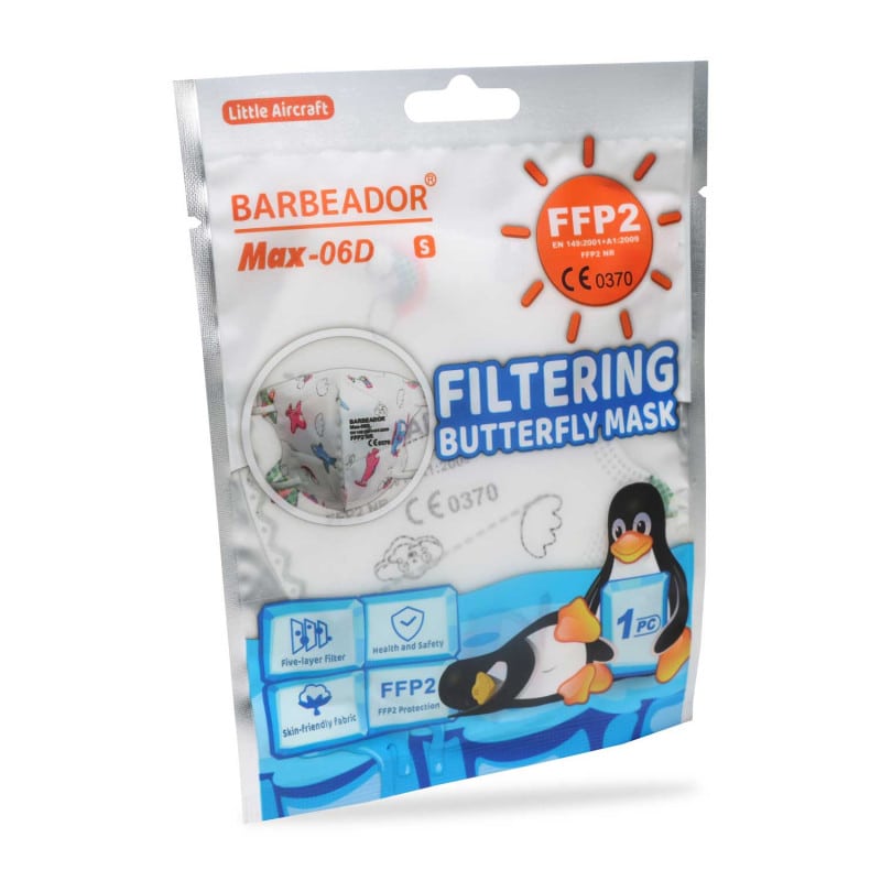 Coloured FFP2 Mask for Children White