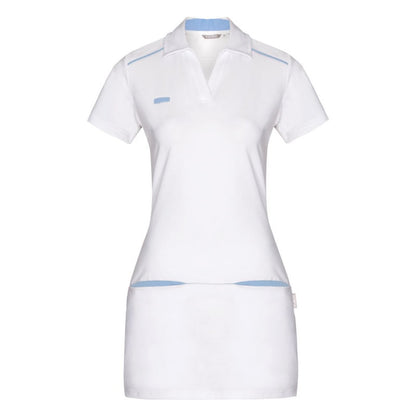 Tamara Long Polo Shirt S | Light Blue