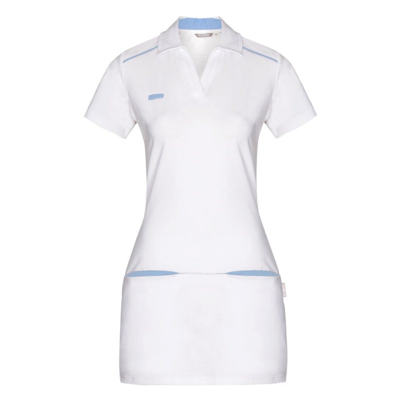 Tamara Long Polo Shirt M | Light Blue