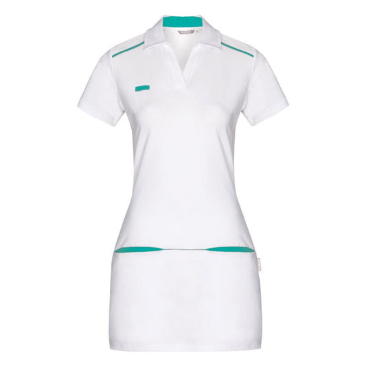 Tamara Long Polo Shirt Xs | Turquoise