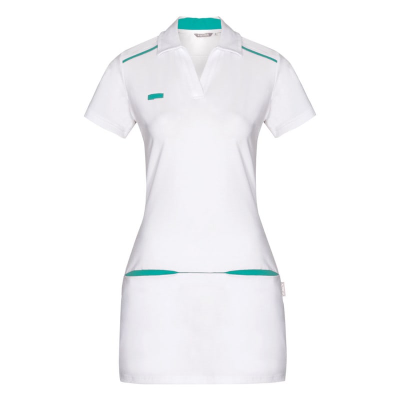 Tamara Long Polo Shirt S | Turquoise