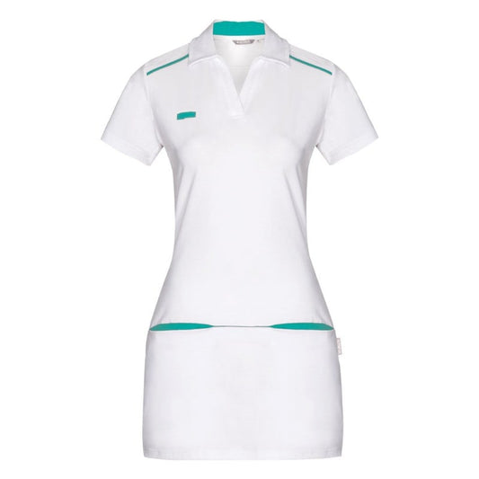 Tamara Long Polo Shirt Xl | Turquoise