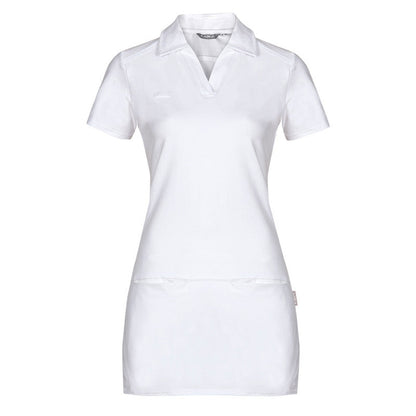 Tamara Long Polo Shirt Xs | White