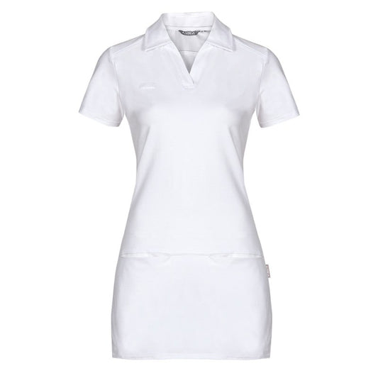 Tamara Long Polo Shirt S | White