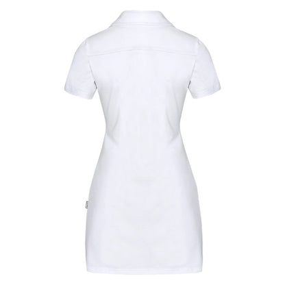Tamara Long Polo Shirt Xs | White
