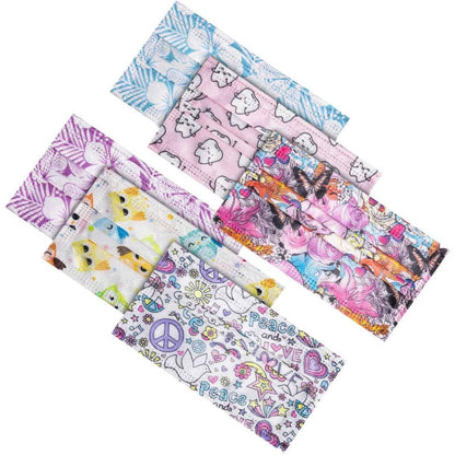 Teqler Surgical Masks with Design Peace.Peace