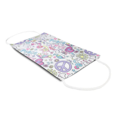 Teqler Surgical Masks with Design Peace.Peace