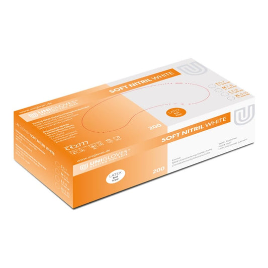 Unigloves Nitrile Gloves Soft White | L