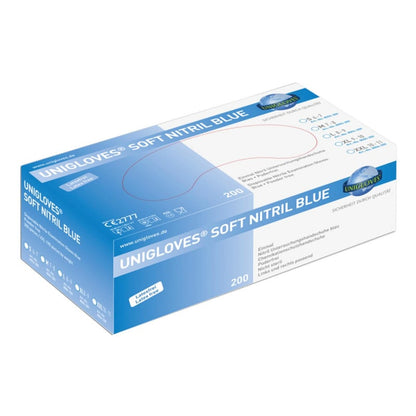 Unigloves Nitrile Gloves Soft Blue | Xl