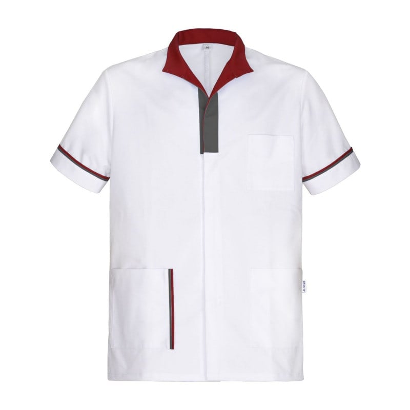 Pegasus Unisex Scrub Top Merlot | M